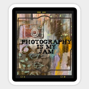 Photography is My Jam Sticker